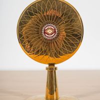 Vergoldetes Reliquar Antonius von Padua